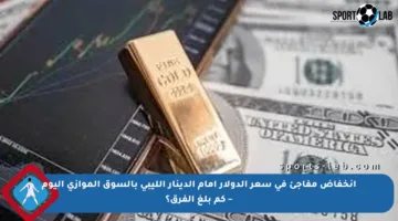انخفاض مفاجئ في سعر الدولار أمام الدينار الليبي بالسوق الموازي اليوم – كم بلغ الفرق؟